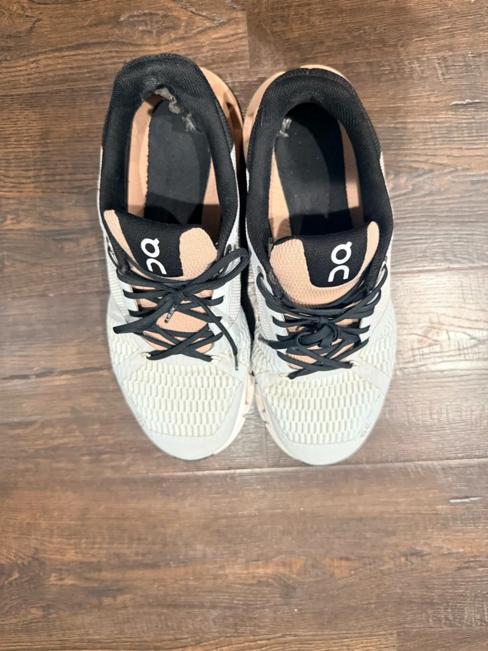 On Running Women's Sneakers in Light Gray and Tan